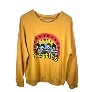 Beatles Yellow Submarine Super Soft Long Sleeve Sweater Size Medium